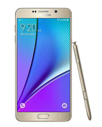 갤럭시노트5 [삼성전자 홈페이지 화면 캡처]